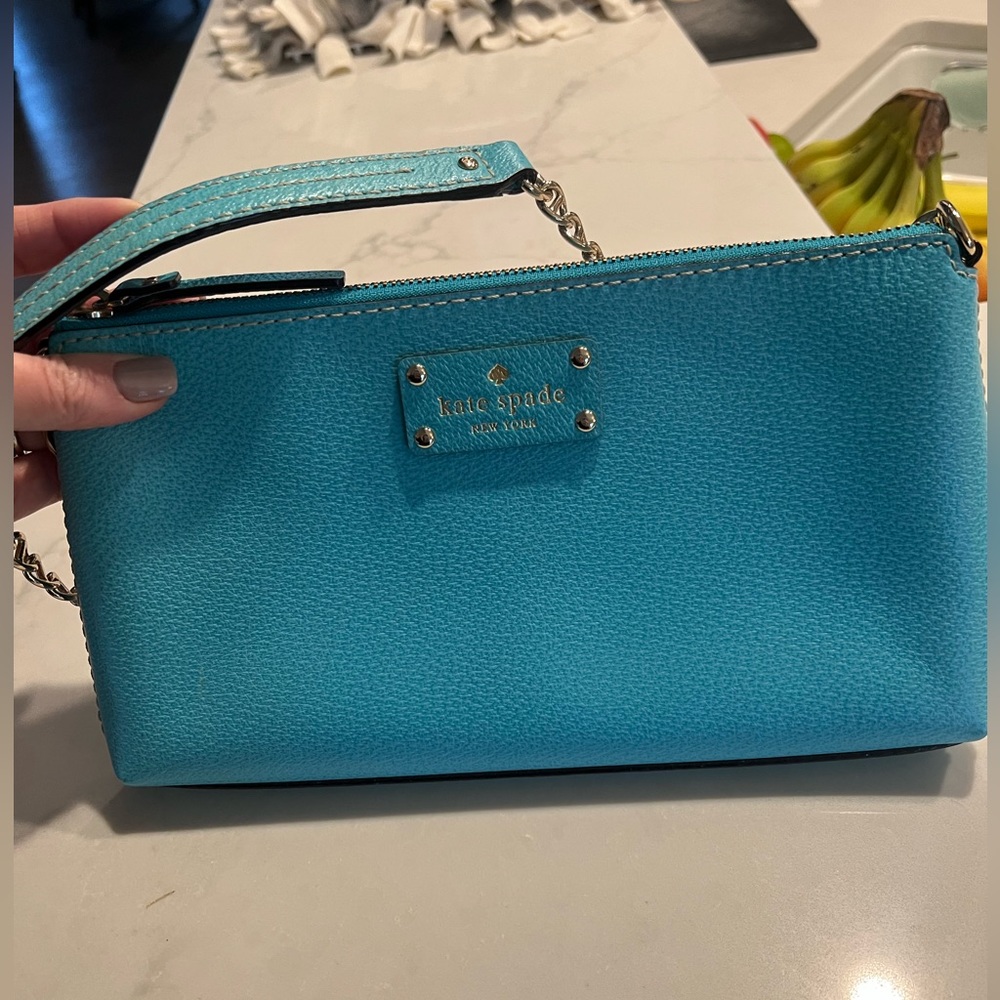 Kate Spade Shoulder Bag Turquoise Blue